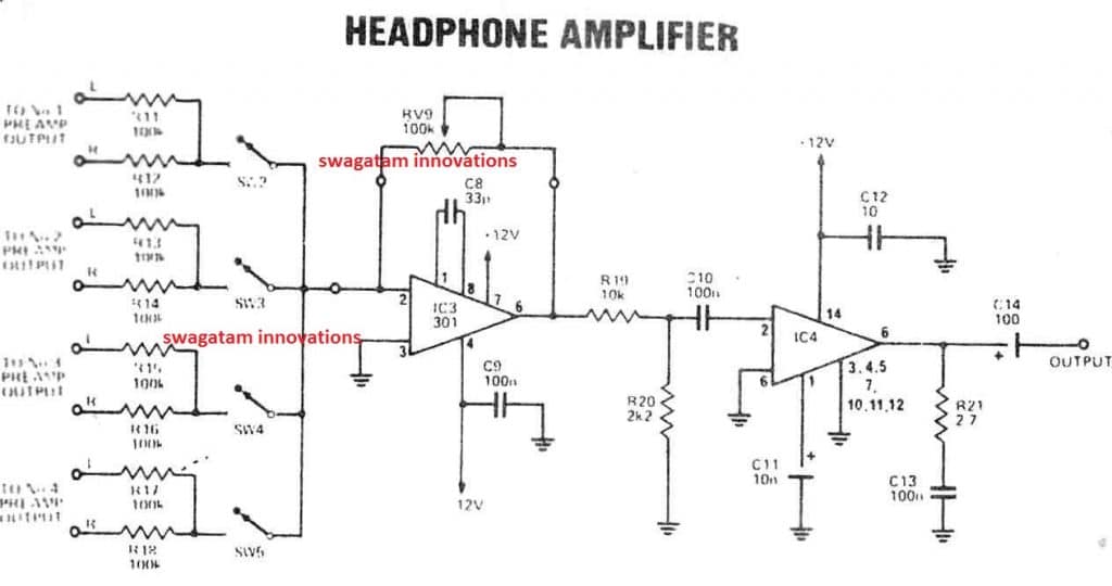 headphone amplifier circuit
