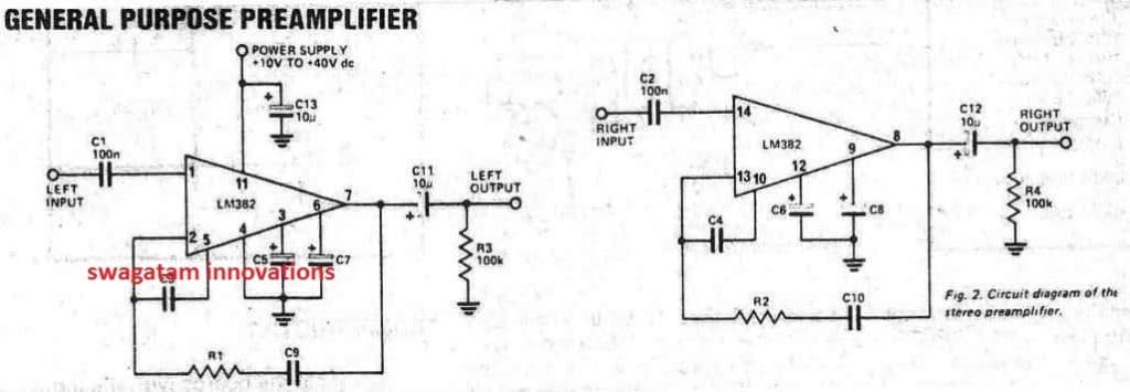 LM382 preamp circuit