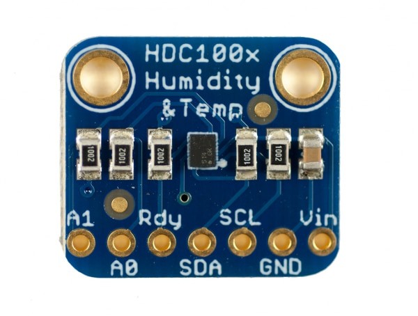 HDC1000 integrated humidity and temperature sensor