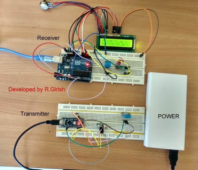 Thermo Sensor Remote Temperature Transmitter 433 MHz S01