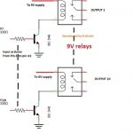 transistor relay connection for 2.4 GHz remote controlled motors