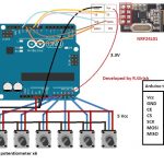 Arduino potentiometer remote control transmitter