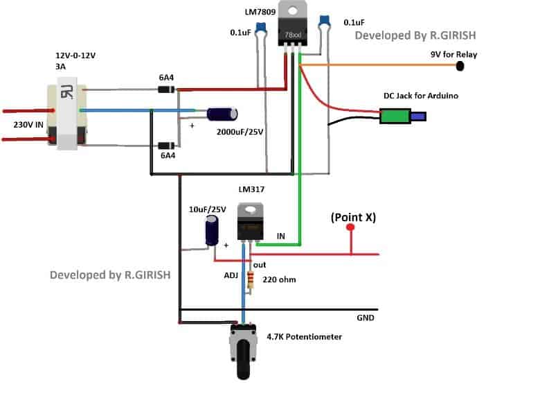 Over Current Cut-off Power Supply Using Arduino