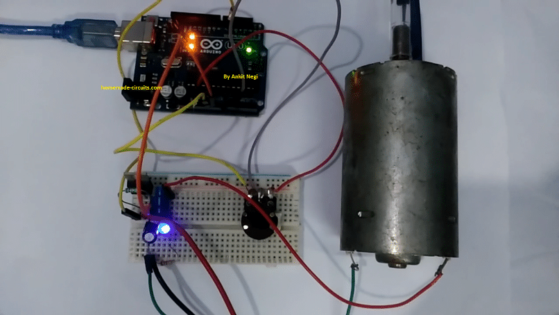 arduino buck converter circuit prototype