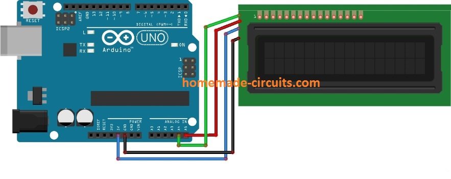 Arduino using I2C Adapter