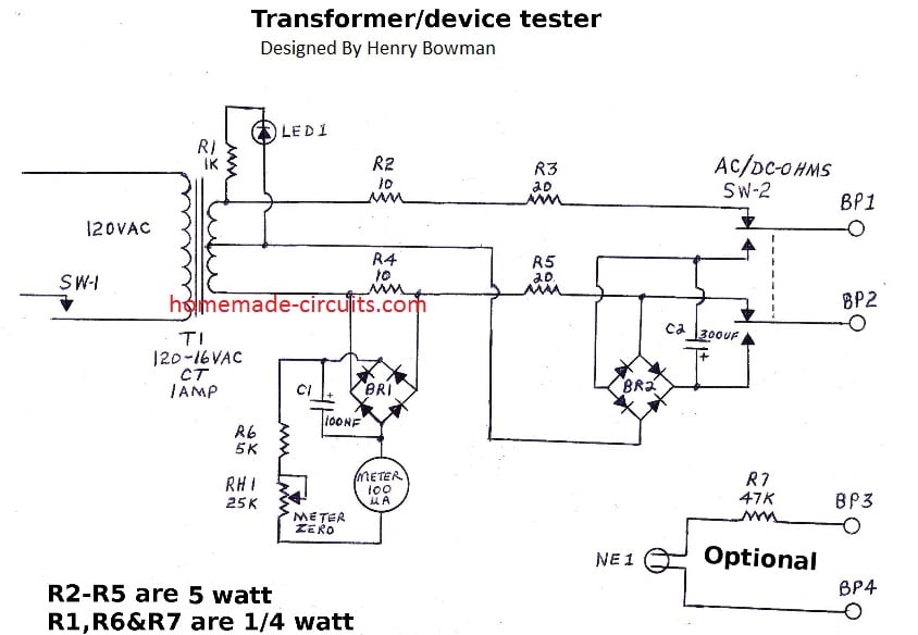 how to test transformer winding