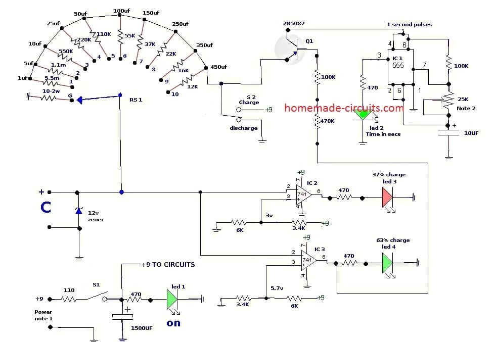 capacitor tester circuit