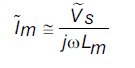 phasor equation for induction motor