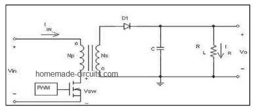 basic flyback configuration