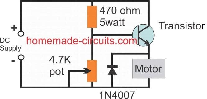 Dc Motor Controller Wiring Diagram from www.homemade-circuits.com