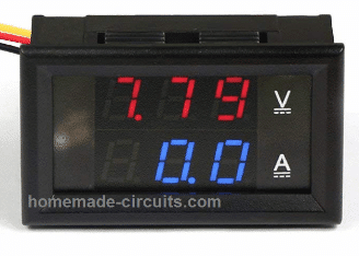 Voltmeter ammeter digital