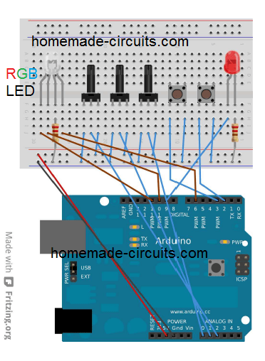 Control RGB with Arduino