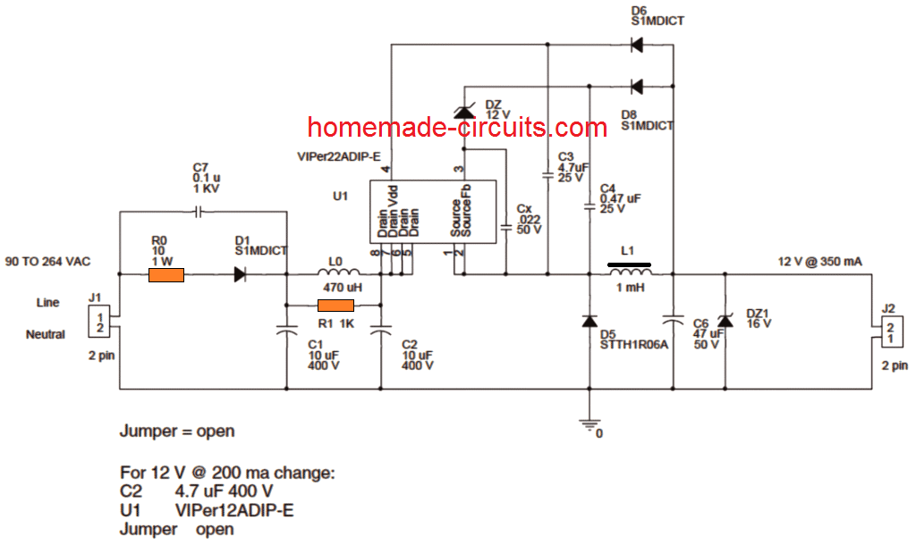 5 Easy 1 LED Driver Circuits | Homemade Circuit Projects