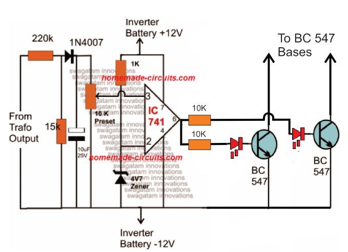 Arduino sinewave output correction automatic