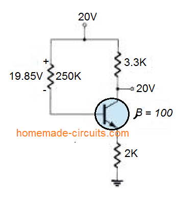 solving transistor fault with a practical example