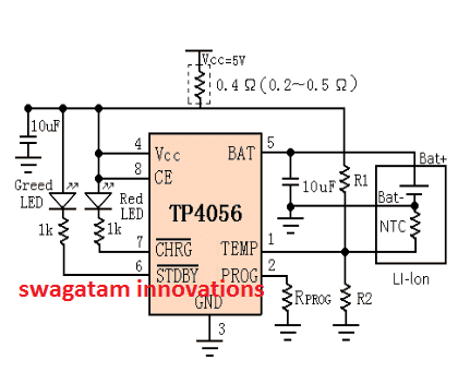 IC TP4056 circuit