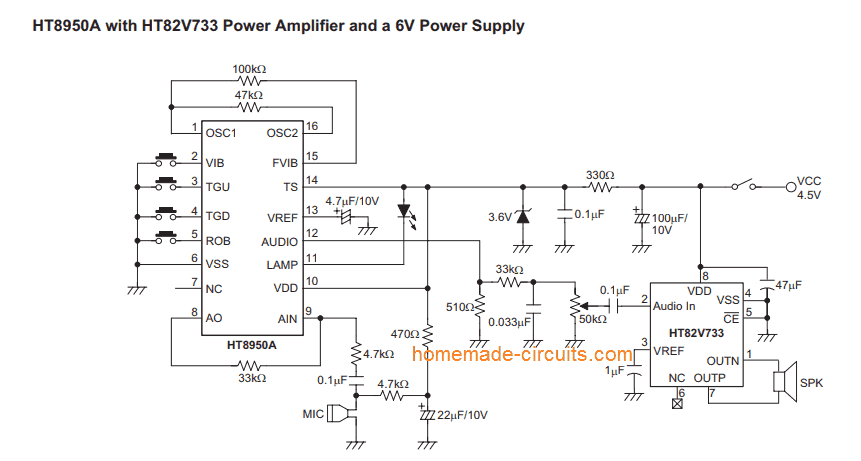 voice modulator circuit