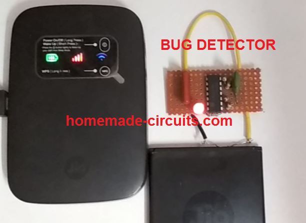 Anti Spy Rf Detector Circuit Wireless