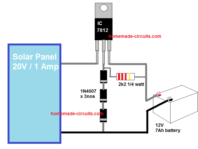 9 Simple Solar Battery Charger Circuits - Homemade Circuit Projects