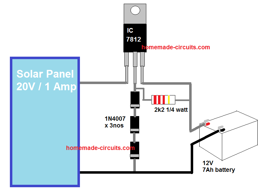 9 Simple Solar Battery Charger Circuits Homemade Circuit Projects