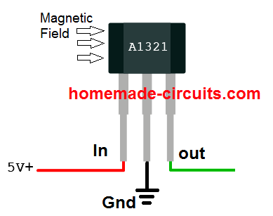 hall effect sensor pinout details