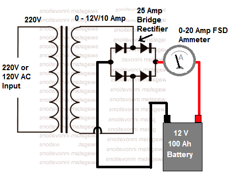 12v Battery Charger Circuits Using