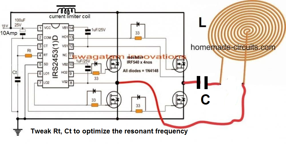 Design an Induction Heater Circuit