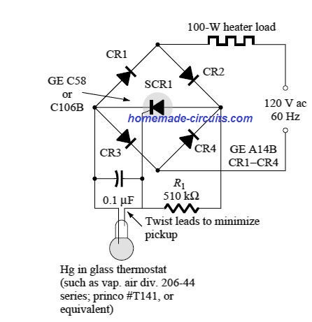 SCR heater control application