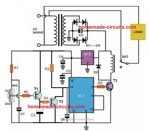 Remote Control Switch Circuit