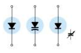 symbol of varicap varactor diode