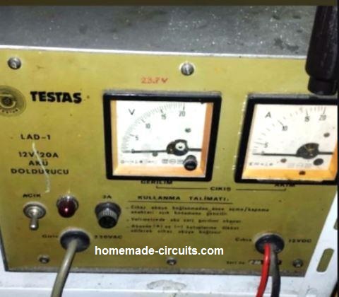 12V battery charger tested