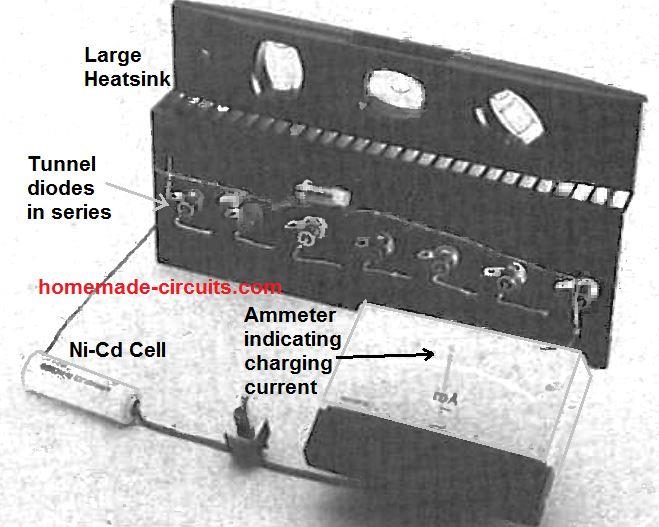 solar heat to electricity using tunnel diode application circuit