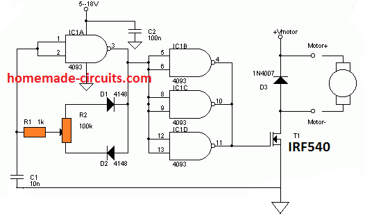 pwm controller nand gate application