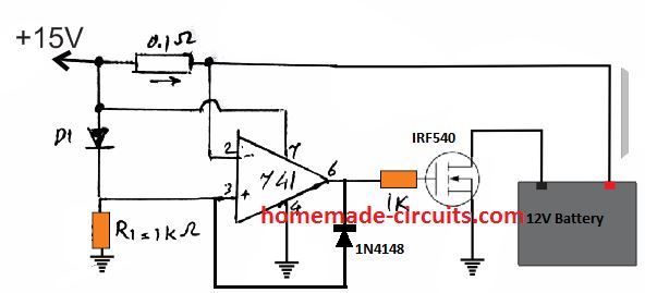 Lead Acid Battery Charger Circuits
