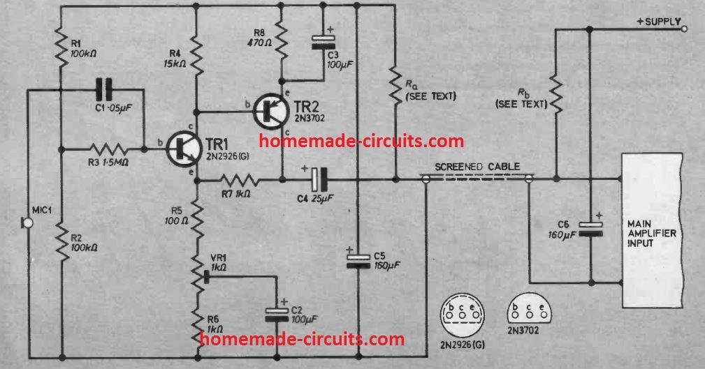 mic amplifier circuit