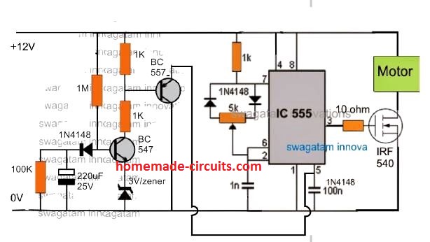 motor controller with timer