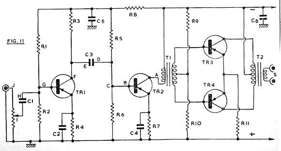 troubleshooting an audio amplifier circuit with signal injector