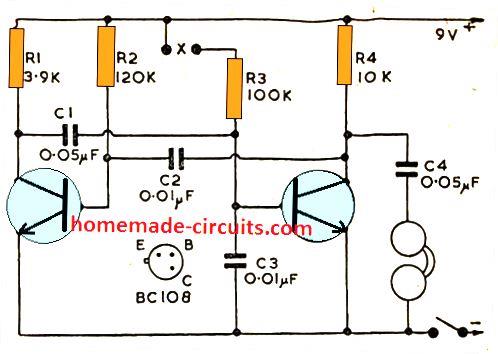 Lie Detector with Audio Output Circuit