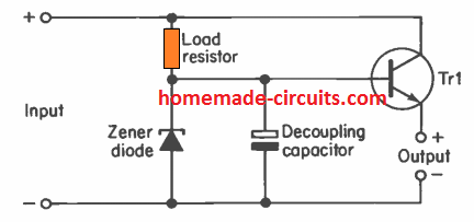 Series BJT Regulator Circuit