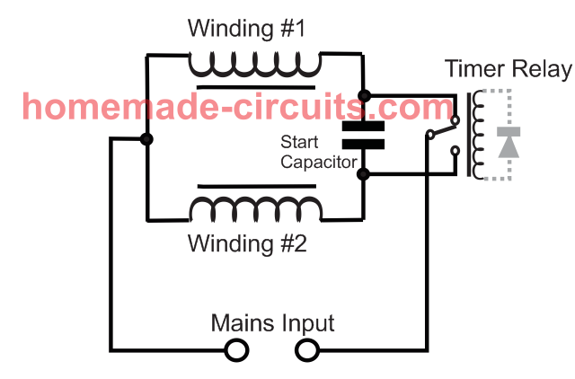 Washing Machine Motor Agitator Timer Circuit Homemade Circuit Projects