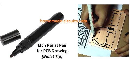 PCB Circuit Board Etch Acid Resistant Pen