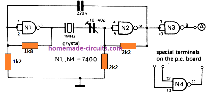 Pasar De Mhz A Hz 1 Hz to 1 MHz Frequency Reference Generator Circuit | Homemade Circuit