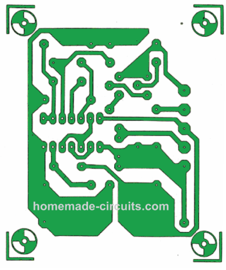 kitchen PCB track