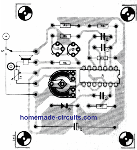 kitchen pcb comp layout