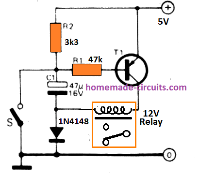 Transistor Relay Driver Circuit With Formula And Calculations Homemade Circuit Projects