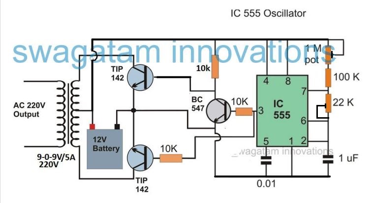 ic 555 inverter 1