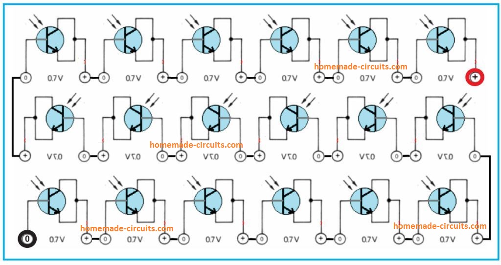 12V solar from 2N3055