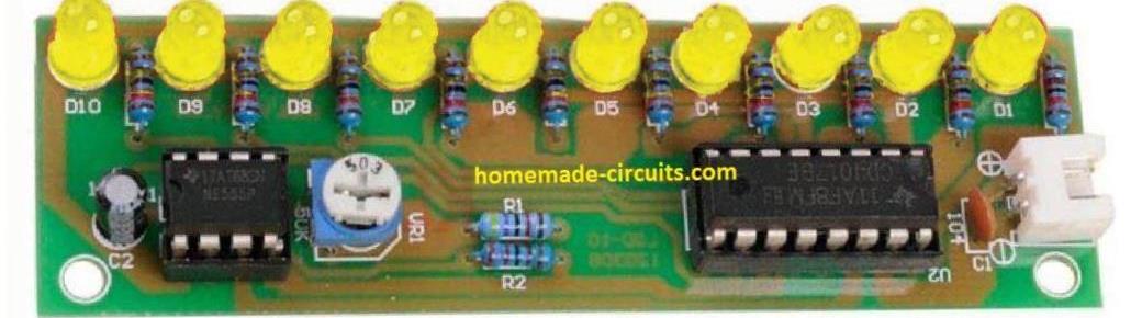 LED Chaser Circuits – Knight Rider, Scanner, Reverse-Forward, Cascaded