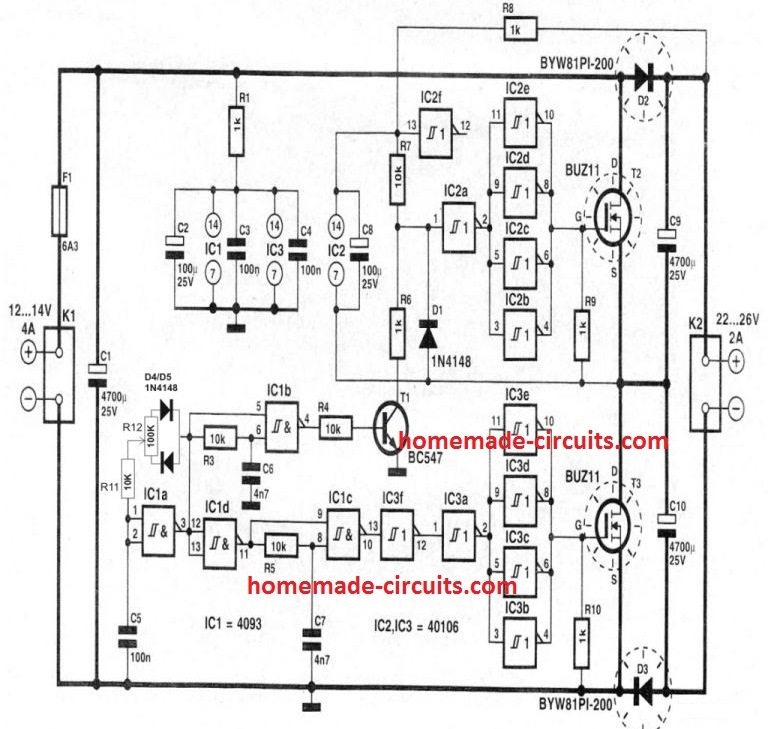 Laptop Charger Circuit From 12v Battery