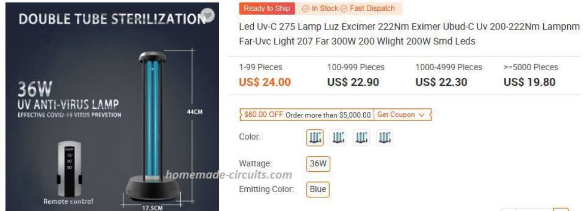 eximer lamps